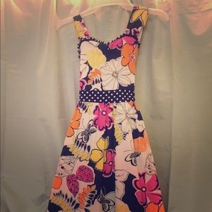 Girls size 10 flower print dress